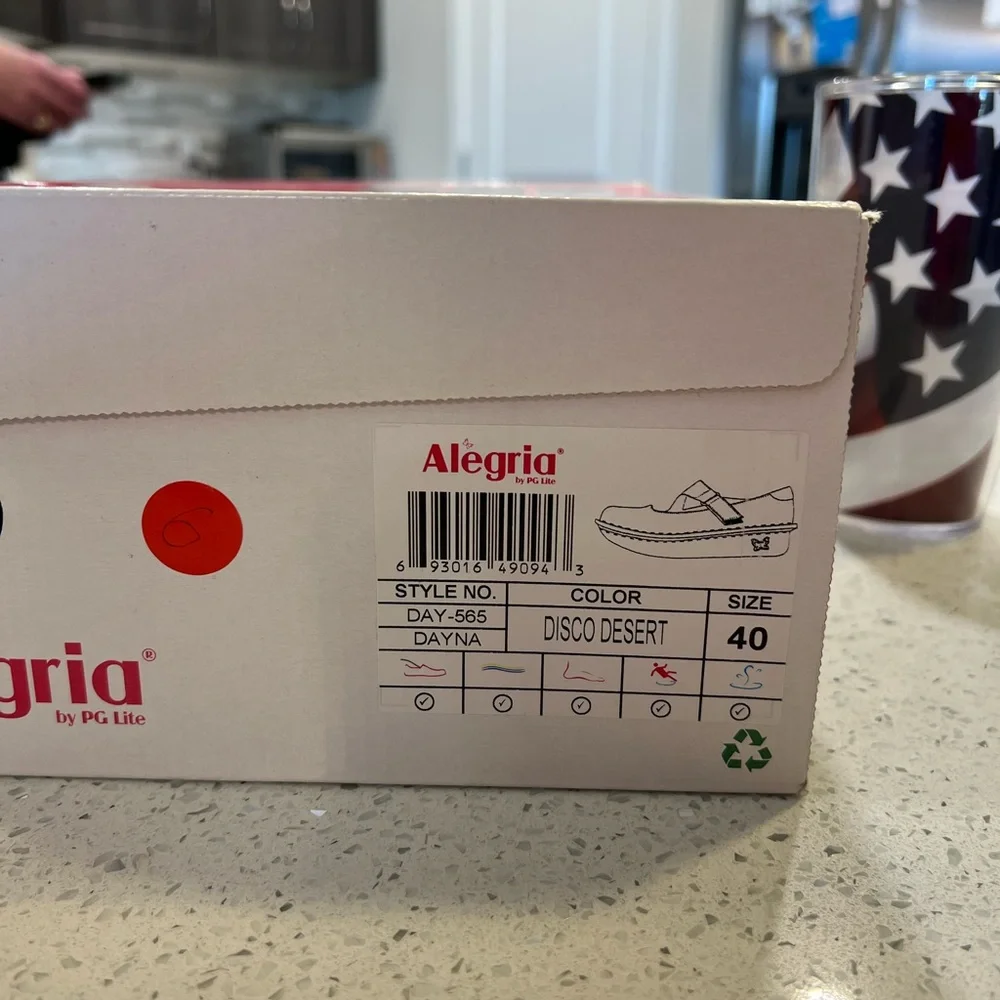 Alegria Dayna Disco Dessert Professional WMNS EURO 40 9-9.5 NEW with BOX